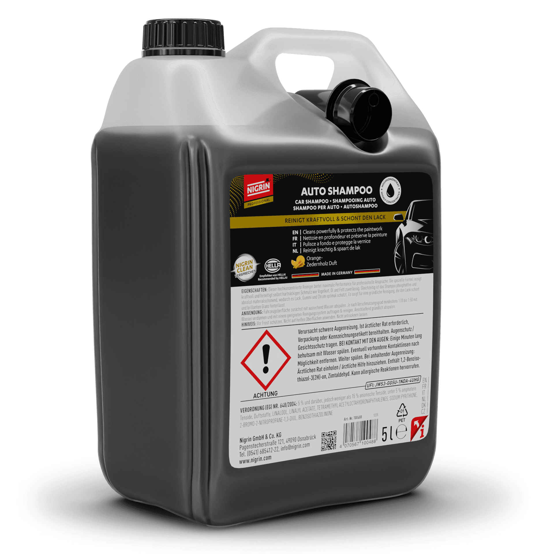 PROFESSIONAL Autoshampoo Konzentrat 5000 ml