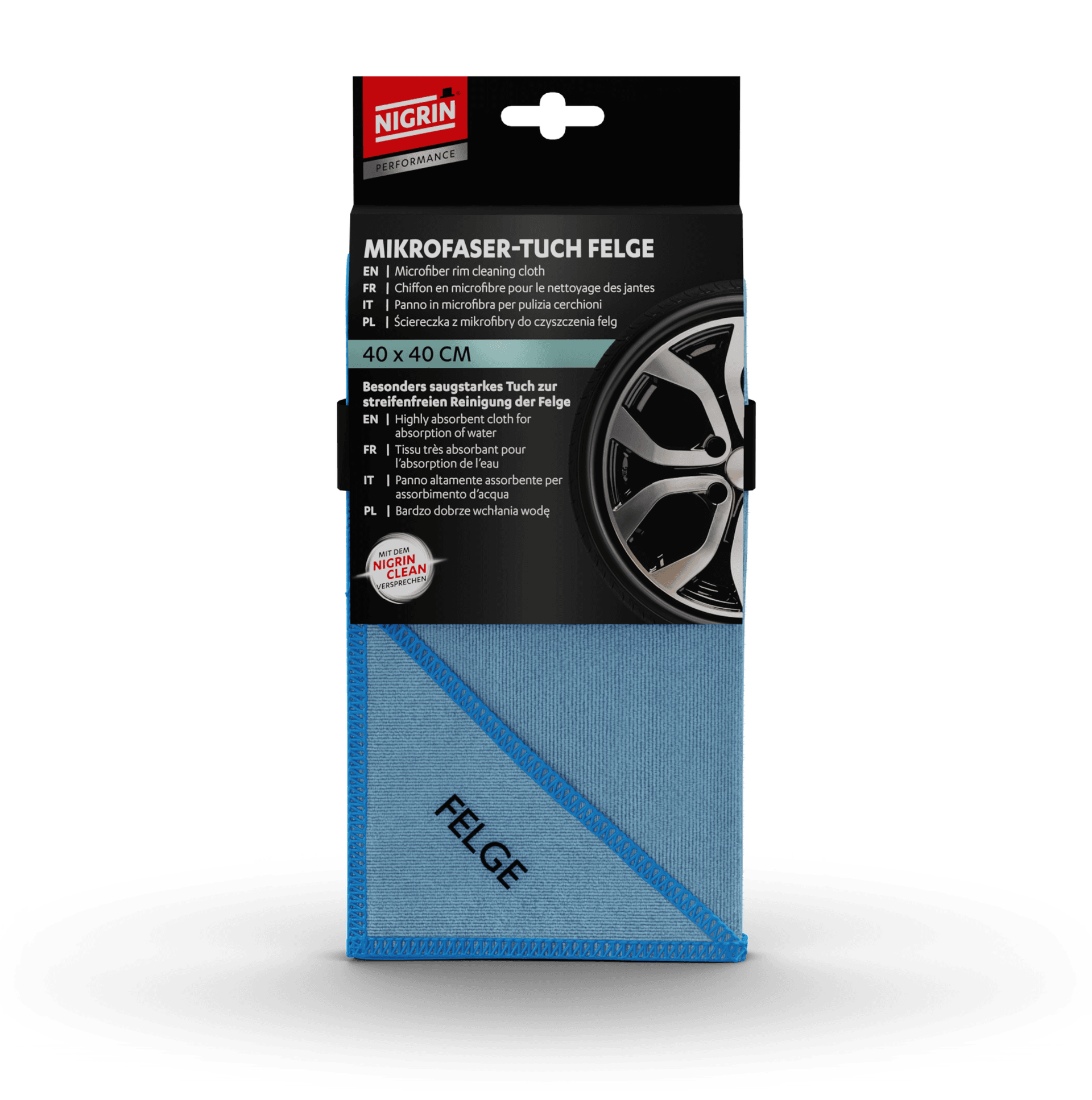 PERFORMANCE Microfaser-Tuch Felge
